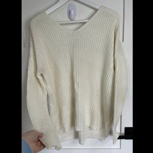Cream oversized sweater